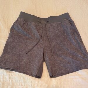 lululemon athletica Charcoal Linerless Athletic Shorts